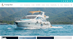 Desktop Screenshot of prestige-boat.com